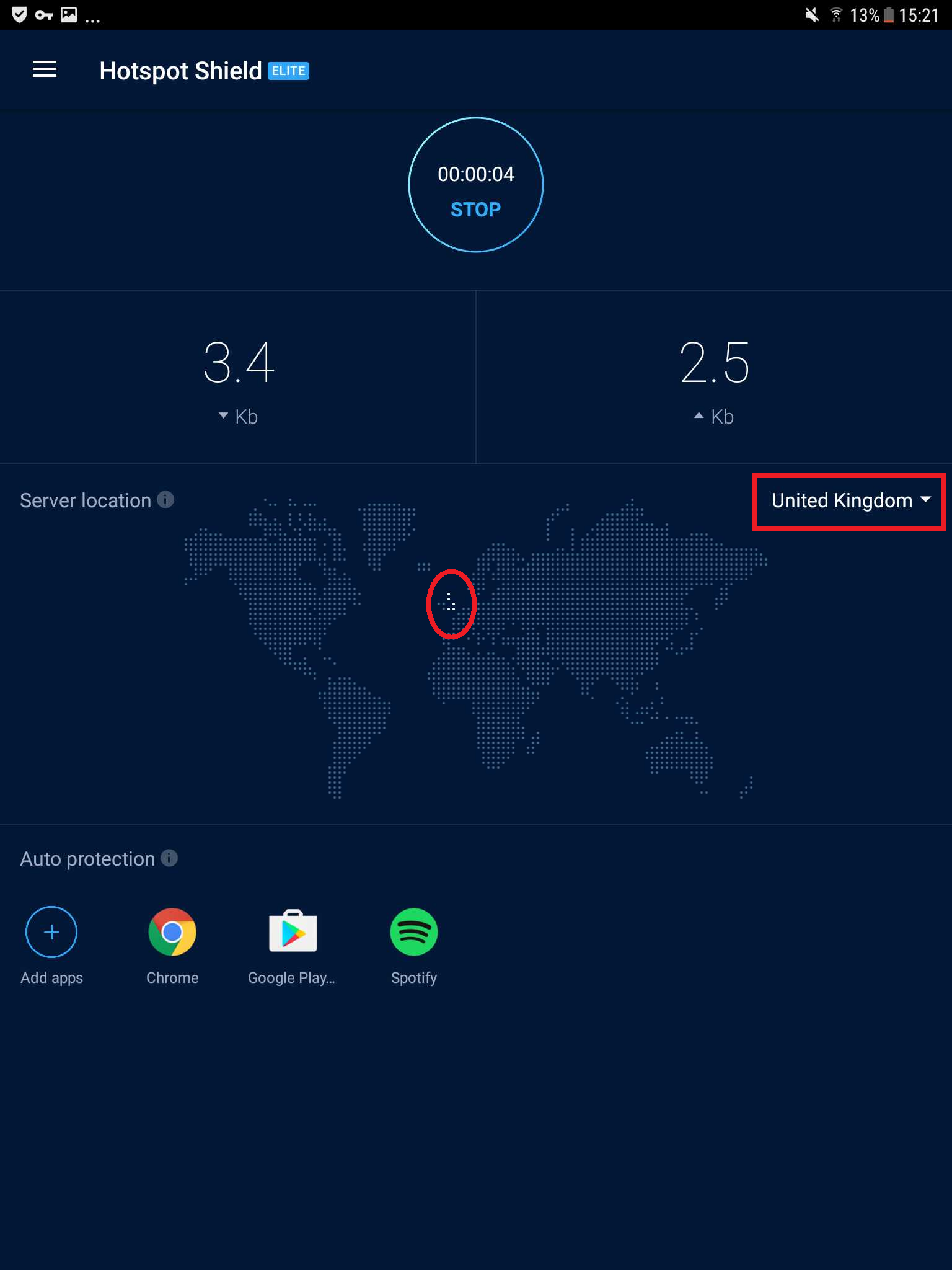 hotspot shield server locations