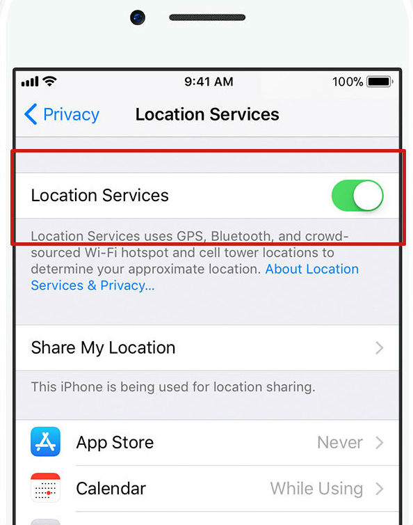 How to turn off your location on an iPhone