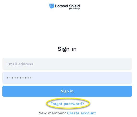 How do I change my password? (Mac) – Hotspot Shield Help Center