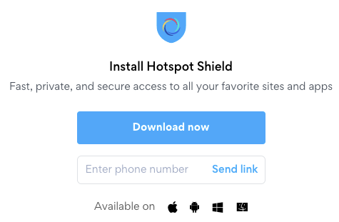 What can I see from my Hotspot Shield account page? – Hotspot