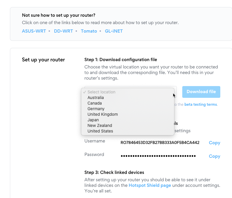 Buy Hotspot Shield VPN Routers with DD-WRT Privacy App