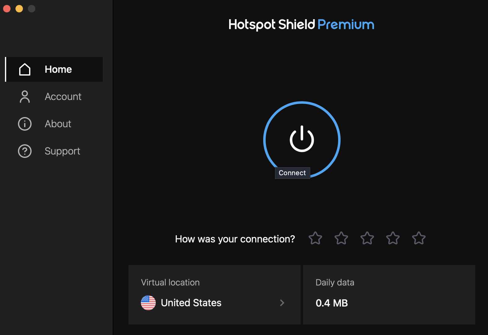 How do I sign into Hotspot Shield on the Mac? Hotspot Shield Support